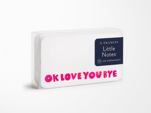 E. Frances Little Notes® - Okloveyoubye