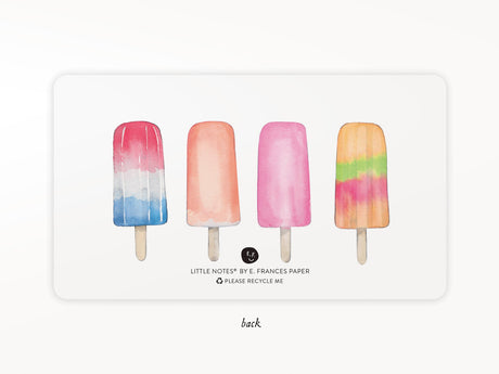 E. Frances Little Notes® - Patriotic Popsicle