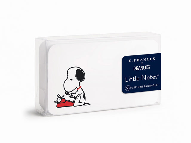 E. Frances x Peanuts™ - Snoopy Typing Little Notes®
