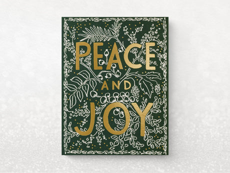 Evergreen Peace Holiday Greeting Cards - Set of 8