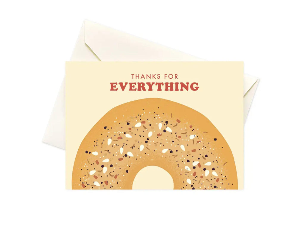 Everything Bagel Thank You Boxed Notes
