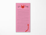 Evil Plans Notepad