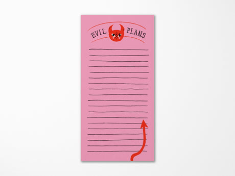 Evil Plans Notepad