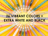 Extra Fine Tip Acrylic Paint Marker Set of 28
