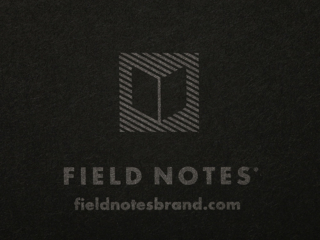 FIeld Notes Pitch Black Memo Book Set of 3