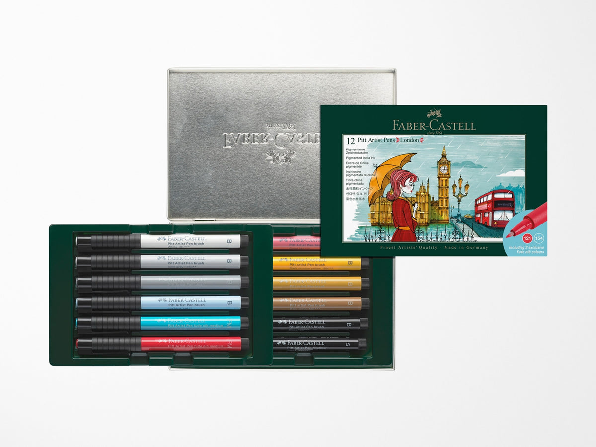 Faber-Castell Artist Pitt Pen Set - City Collection - London