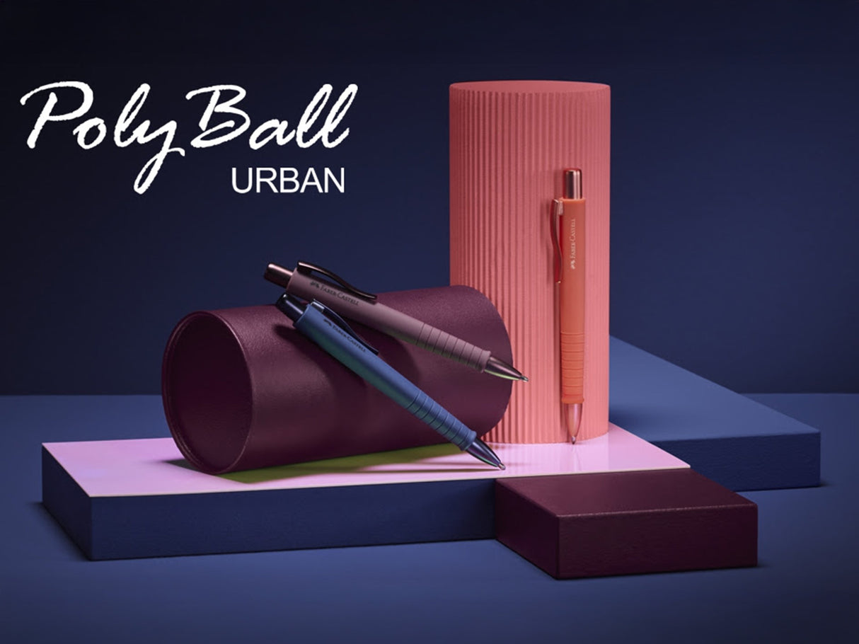 Faber Castell Poly Ball Urban Ballpoint Collection - Future Dusk