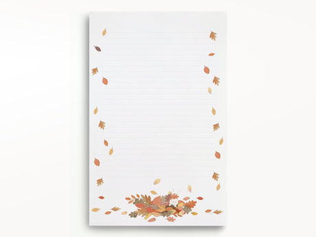 Falling Leaves Notepad