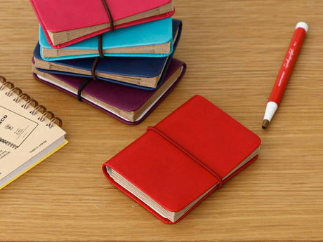 Faux Leather Accordion Card Holder