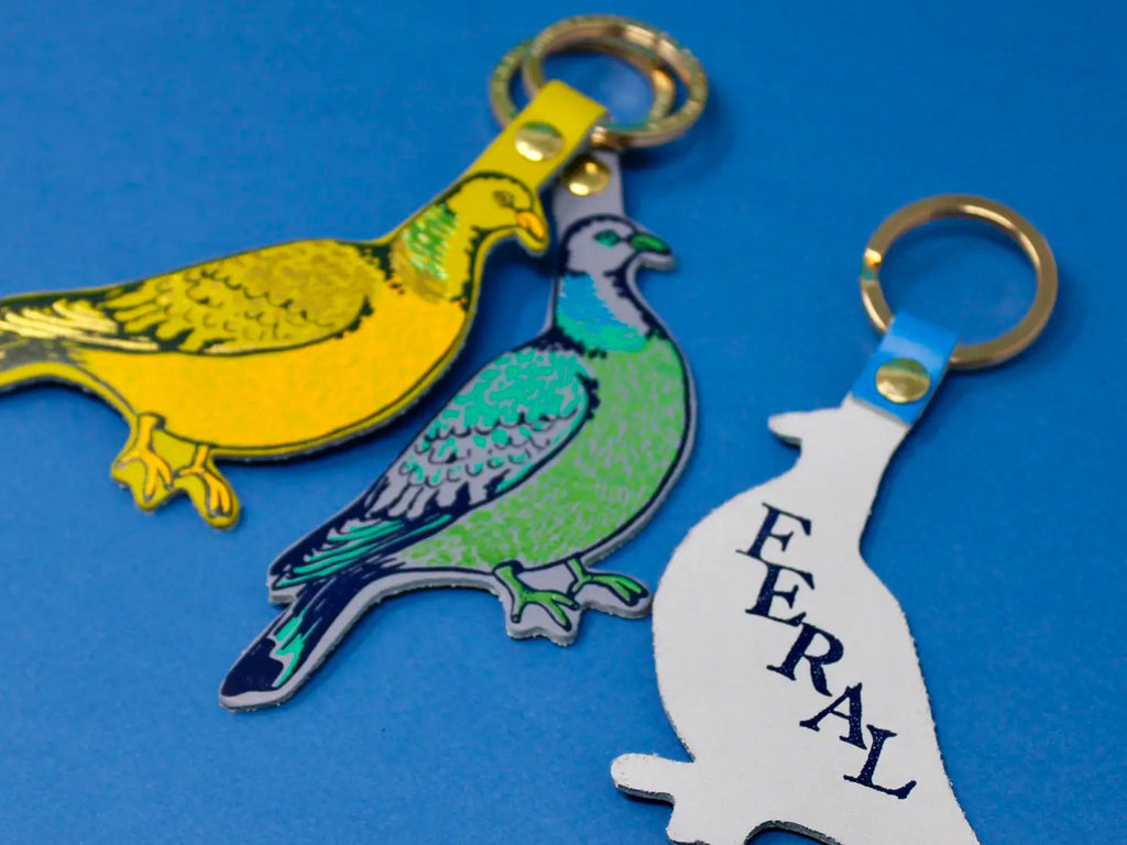 Feral Pigeon Key Fob