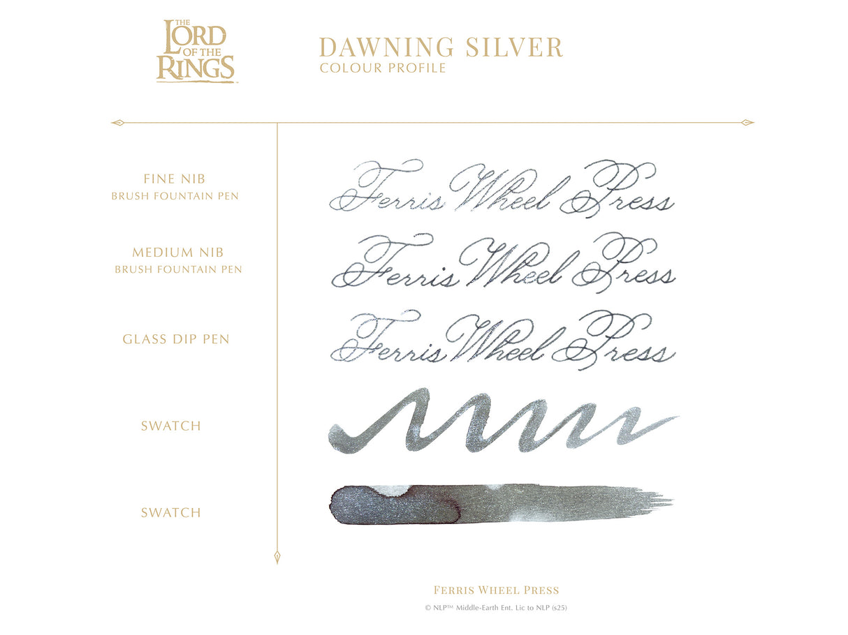 Ferris Wheel "Lord of the Rings" Ink- Dawning Silver (28ml)