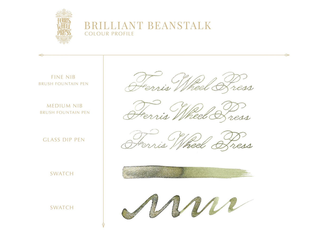Ferritales Brilliant Beanstalk Fountain Pen Ink