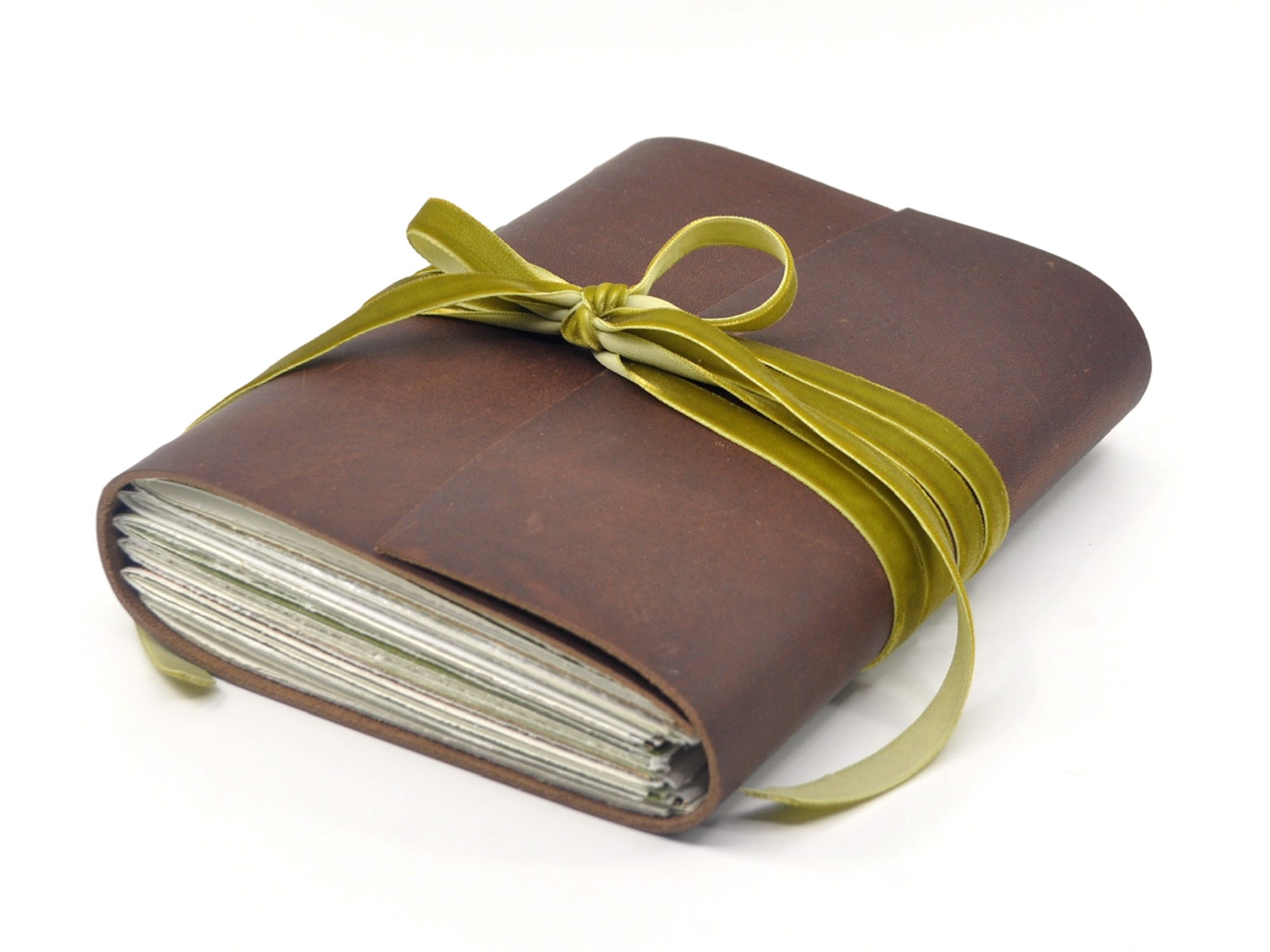 Fiddlehead One of a Kind Leather Journal – Jenni Bick Custom Journals