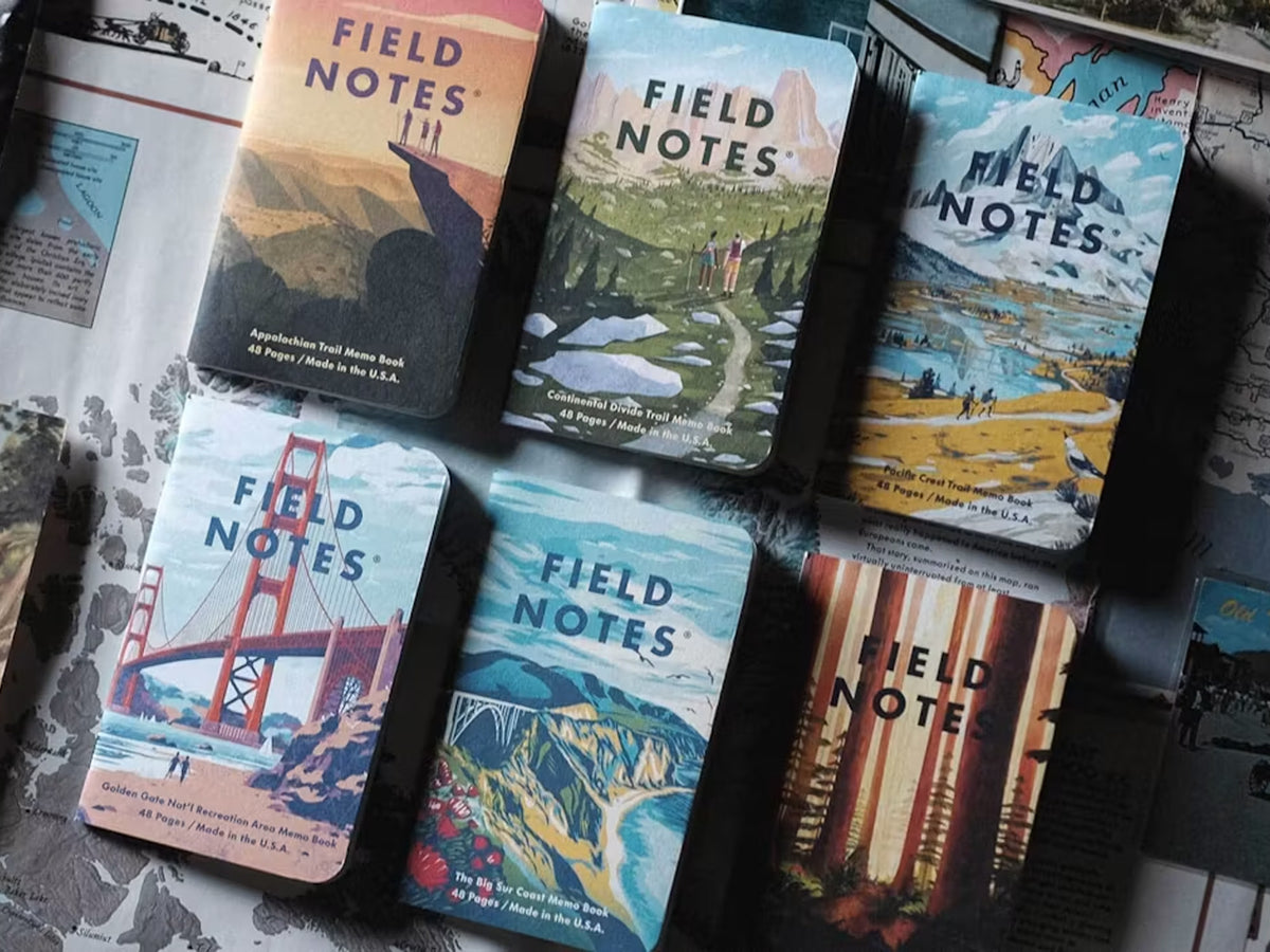 Field Notes Explore America Northern California Memo Book Set of 3