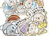 Fighting Koala Flake Stickers