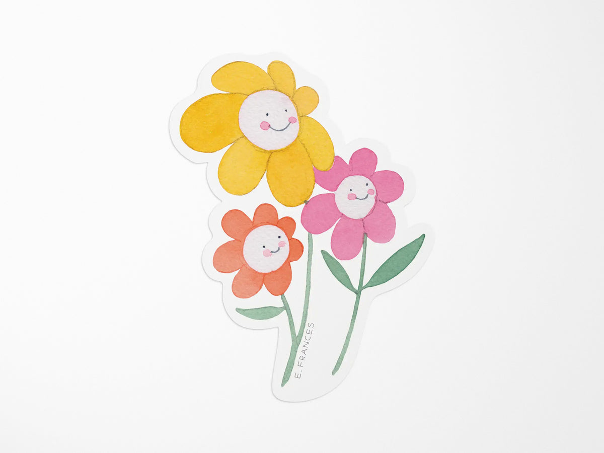 Flower Sticker Pach Flower Patch Vinyl Sticker – Jenni Bick Custom Journals