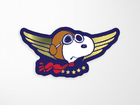 Flying Ace Snoopy Vinyl Sticker