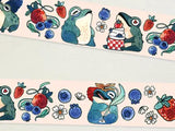 Frogs and Berries Washi Tape