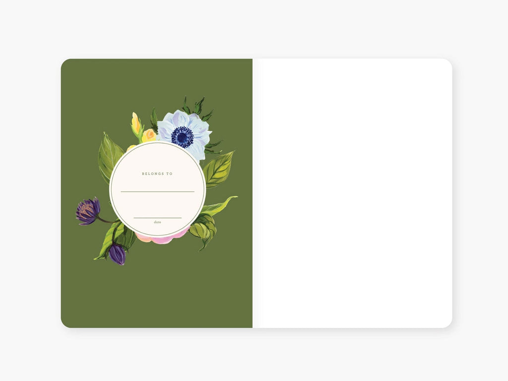 Garden Floral Pocket Notebook