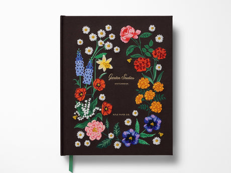 Garden Study Embroidered Sketchbook
