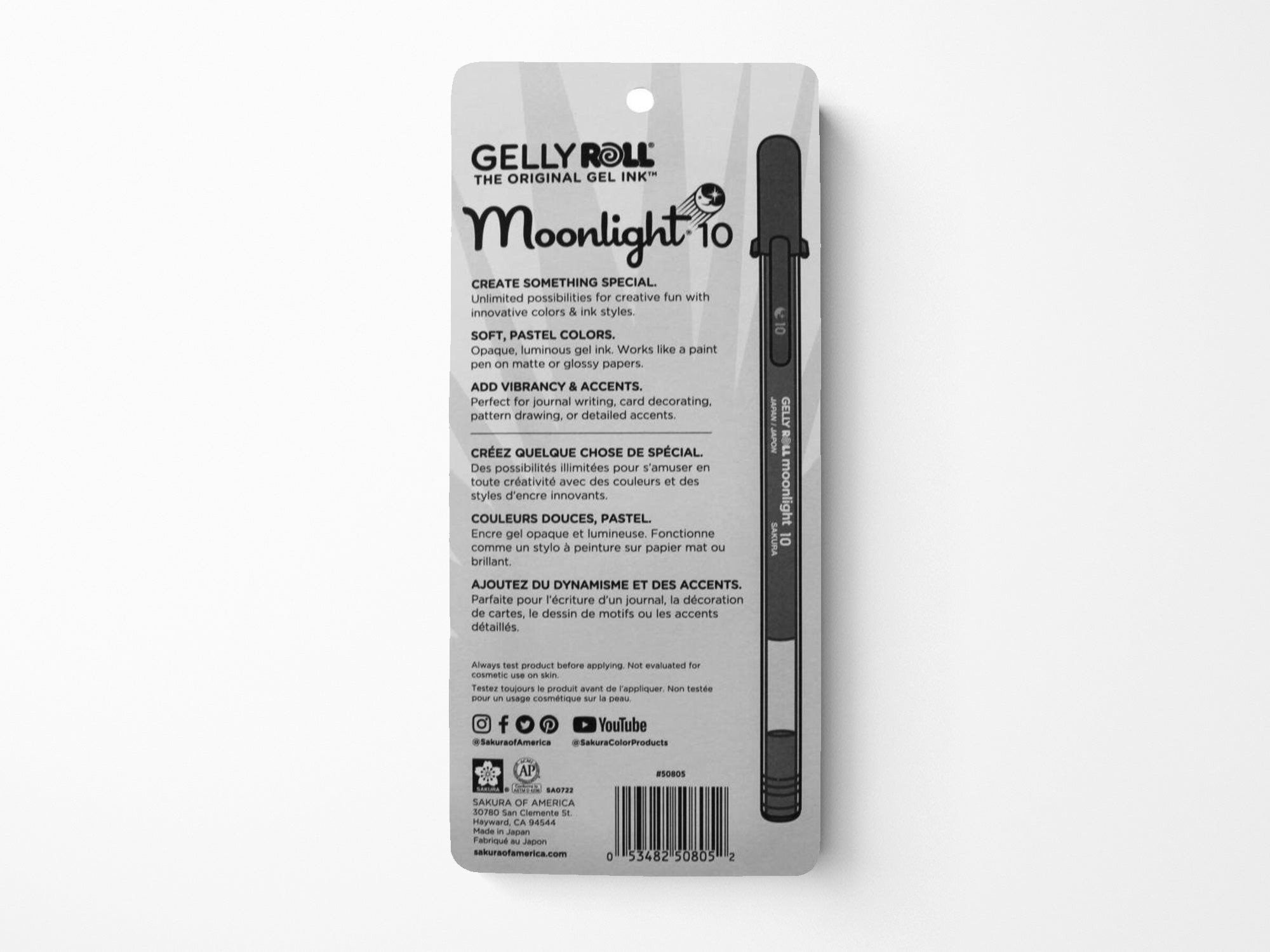 Gelly Roll Moonlight Pen Set: 1mm Bold Tip (10 PK) - GT Luscombe