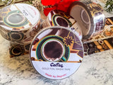 Gold Foil Coffee Washi Tape