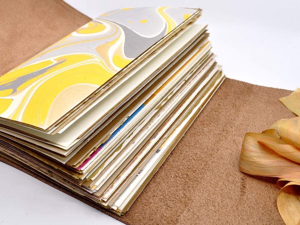 Golden Hour One of a Kind Leather Journal