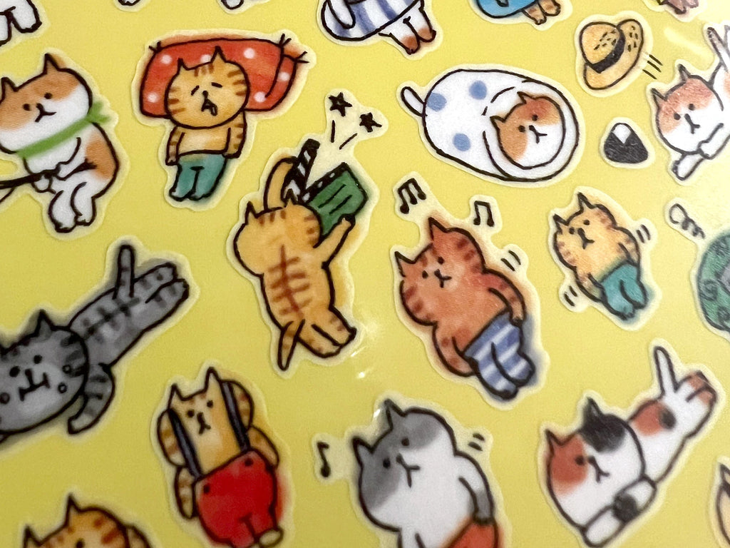 Goro-Goro Nyansuke Cat Sticker Sheet