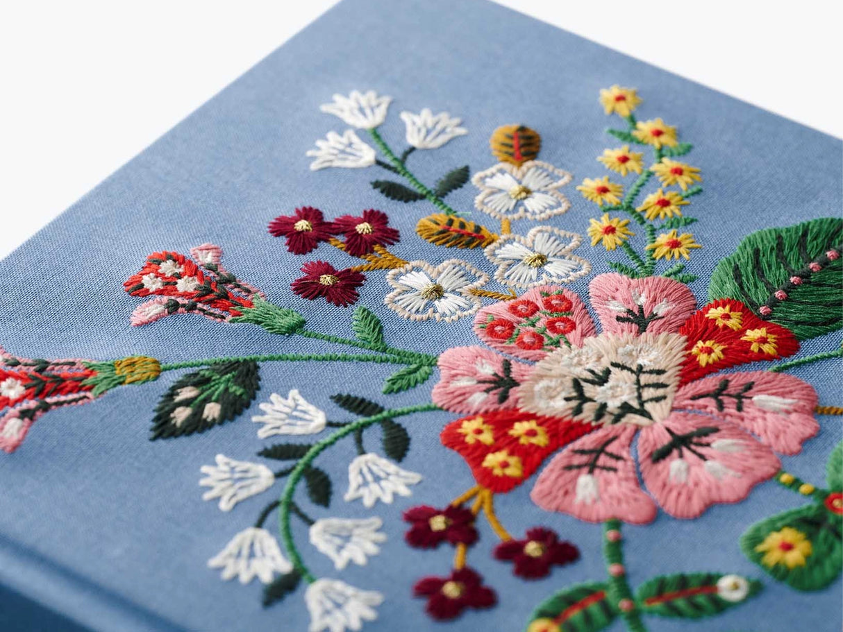 Gracie Embroidered Fabric Sketchbook