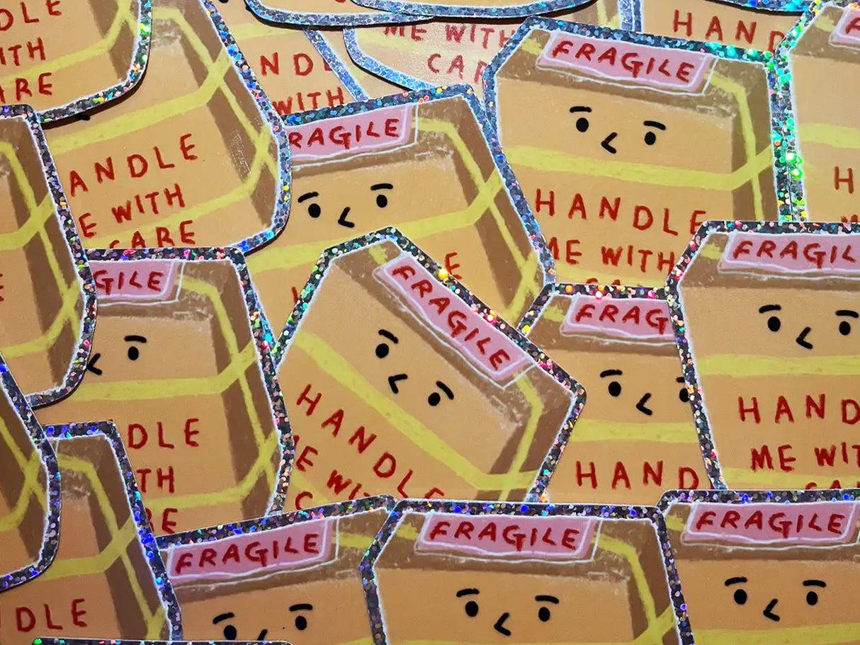 Handle with Care Vinyl Sticker
