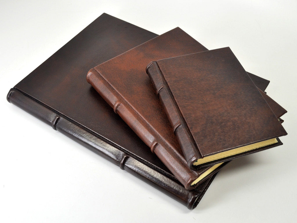 Handmade Italian Distressed Leather Journal - Lined Pages