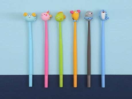 Happy Sea Animals Wiggle Gel Pen