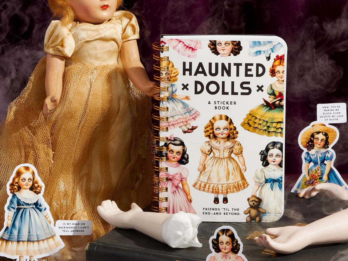 Haunted Dolls Sticker Book