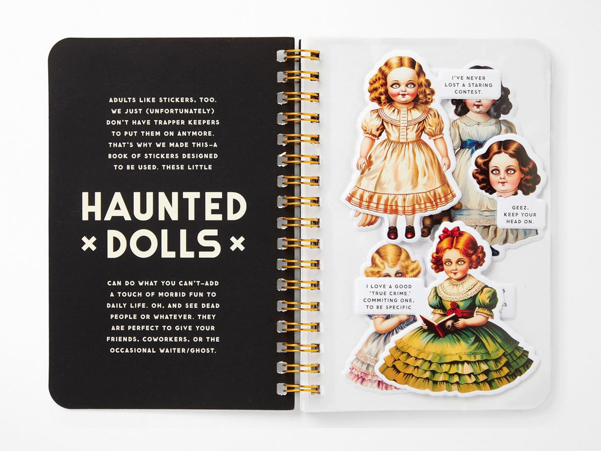 Haunted Dolls Sticker Book