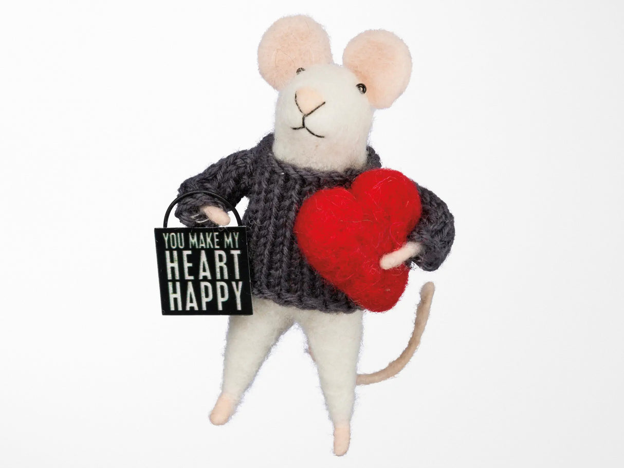 Heart Happy Mouse Critter