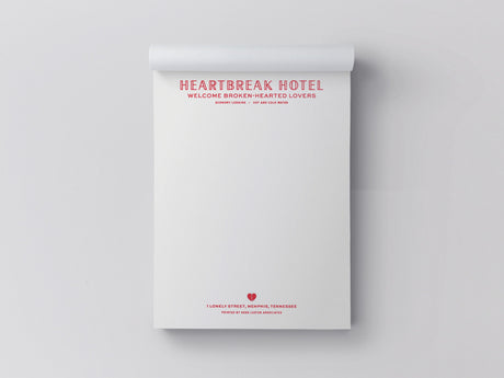 Heartbreak Hotel Souvenir Notepad, Set of 3