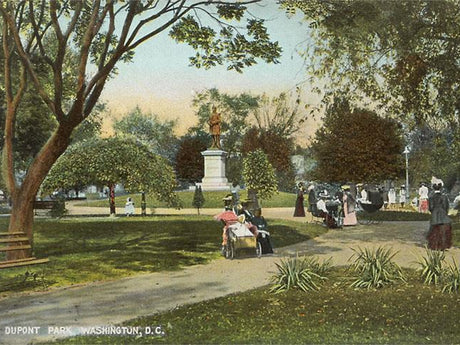 Historic DC Art Print - Dupont Park Before the Automobile