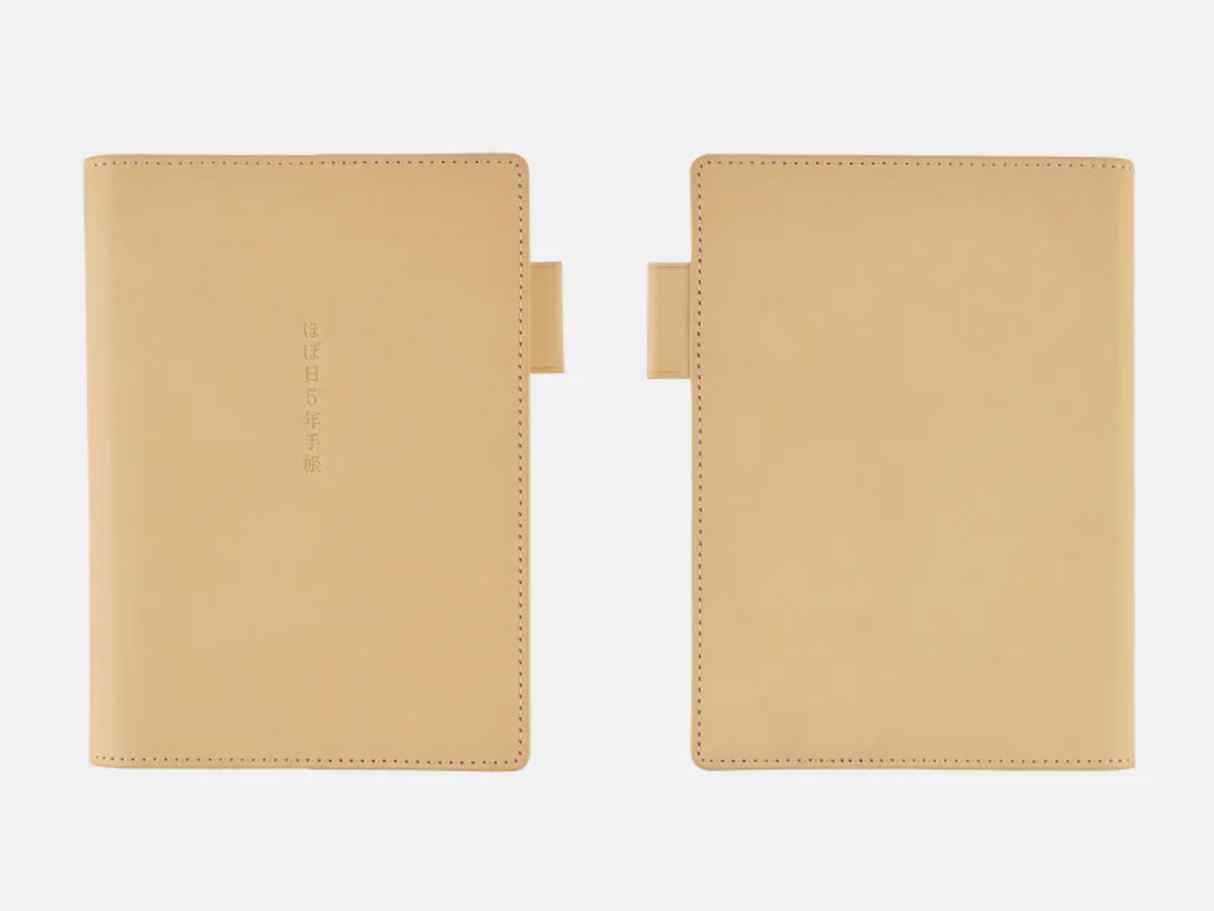 Hobonichi 5-Year Techo Leather Cover + Book - A6 Natural