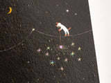 Hobonichi A6 Graph Notebook - Another night of falling star sparklers