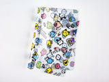 Hobonichi Cover on Cover for A5 Size Techo - Colorful Tamagotchi
