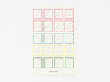 Hobonichi Frame Stickers for Dates