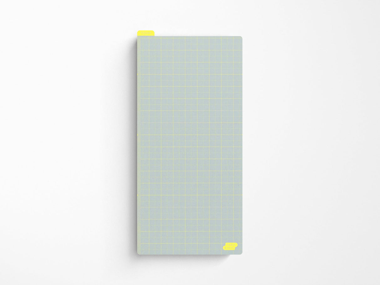 Hobonichi Pencil Board for Weeks Size - Ice Gray x Yellow