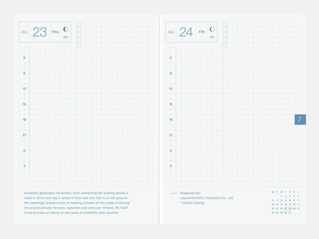 Hobonichi Techo 2026 Original Book A6 - ENGLISH