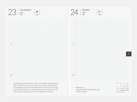 Hobonichi Techo 2026 Planner Book A6 - ENGLISH