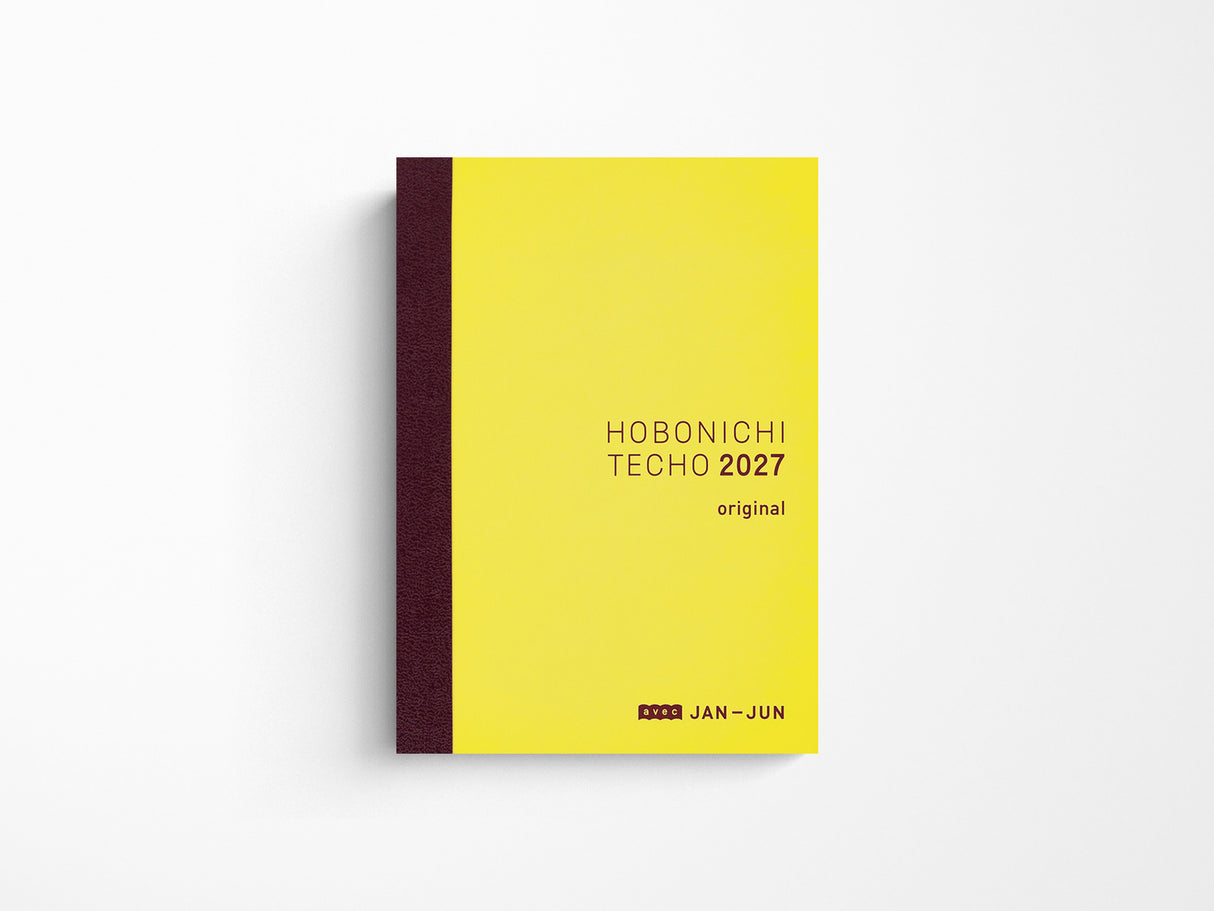 Hobonichi Techo 2027 Original Avec Books A6 Set of 2