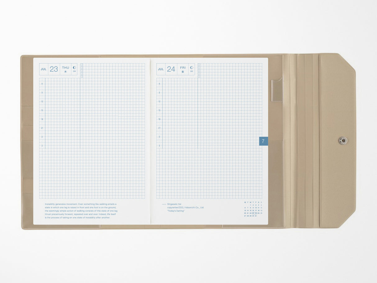 Hobonichi Techo A5 Cousin Cover - Alettone Gray