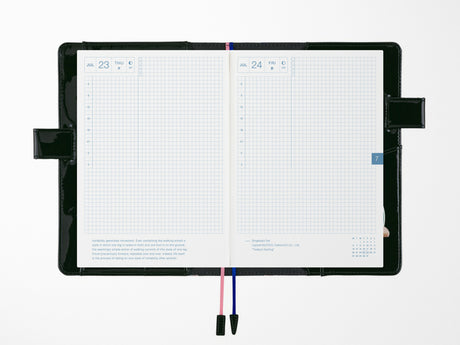 Hobonichi Techo A5 Cousin Cover + Book - Candy Stripper: Random Dog & Cat