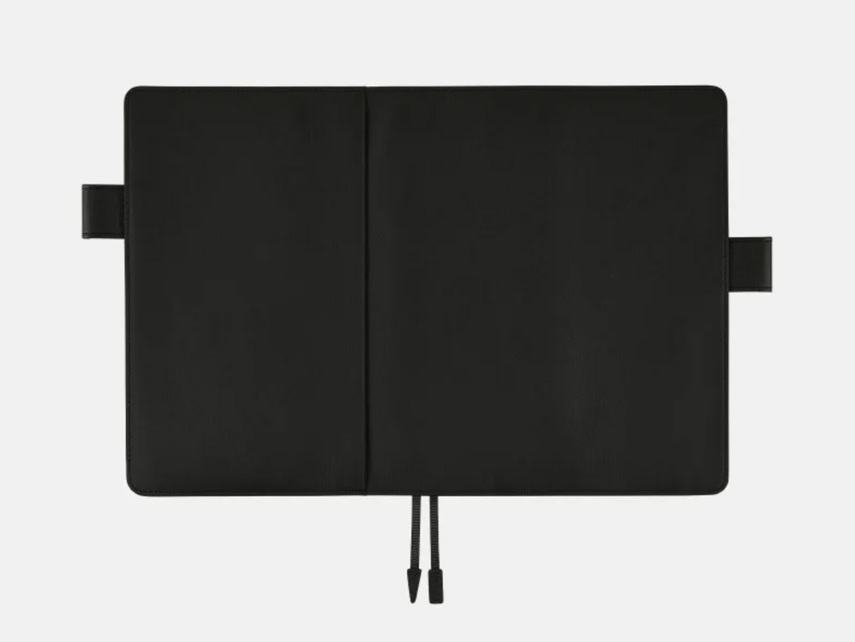 Hobonichi Techo A5 Cousin Cover + Book - TS Basic Black Leather