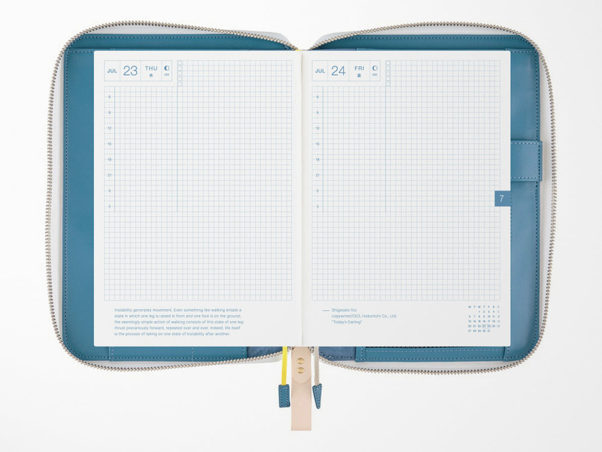 Hobonichi Techo A5 Cousin Cover + Book - minä perhonen: aalto