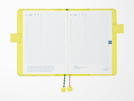 Hobonichi Techo A5 Cousin Cover + Book - minä perhonen: skyful